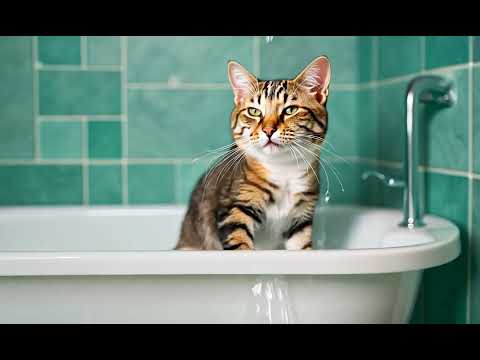 Cat in bathing 🐱