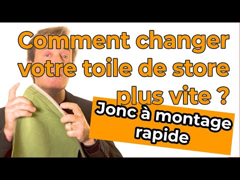 Découvrez le jonc à montage rapide : Changez la toile 10 x plus vite !