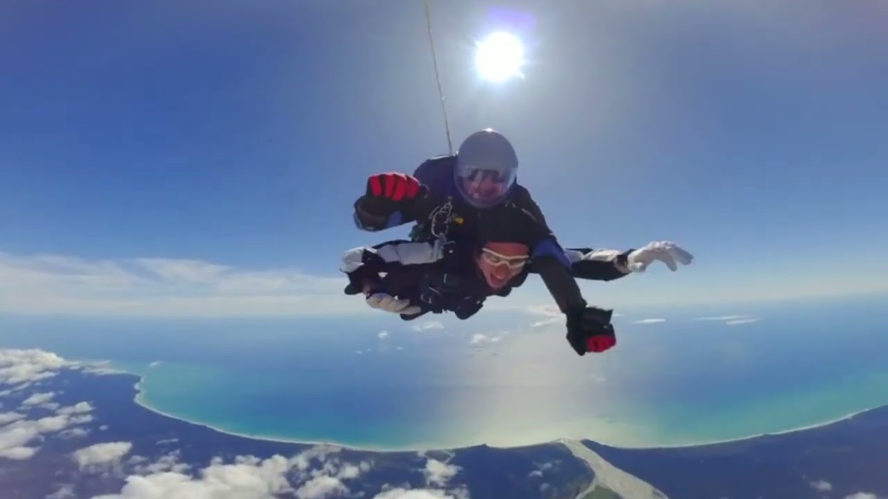 Join on a massive 20,000 feet Skydive in this captivating video