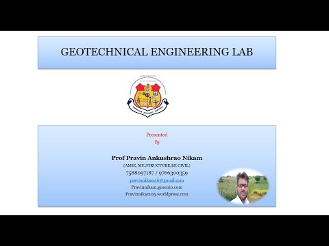Field Density By Sand Replacement methode