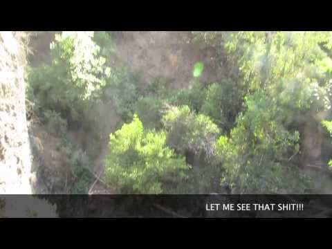 Cliff jump FAIL!!!!!