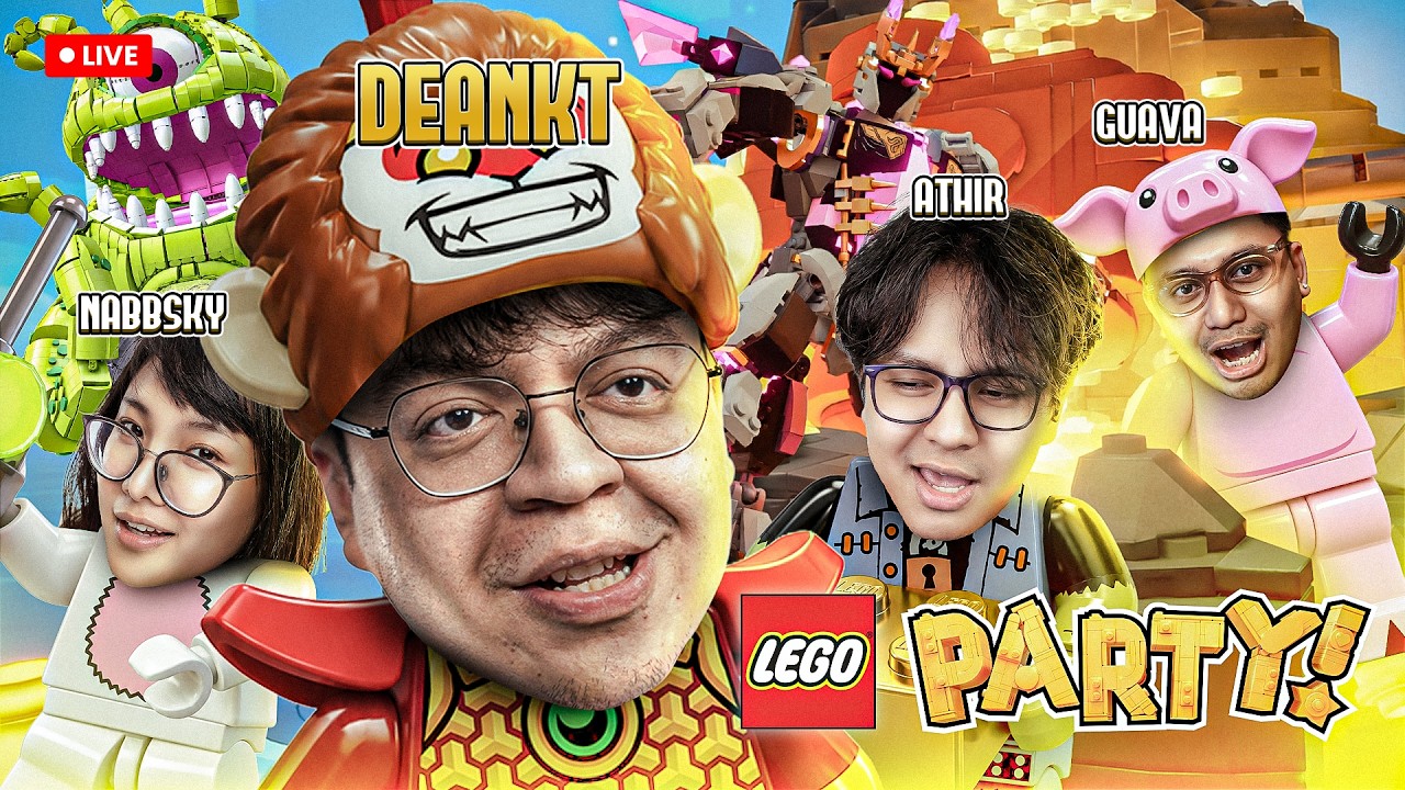 LEGO PARTY KOMPETITIF BERHADIAH !! SIAPAKAH YANG PALING GG DI PARTY INI???