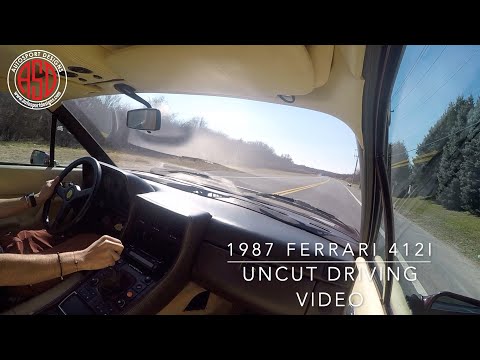 1987 Ferrari 412i 5-Speed Manual Uncut Passenger POV