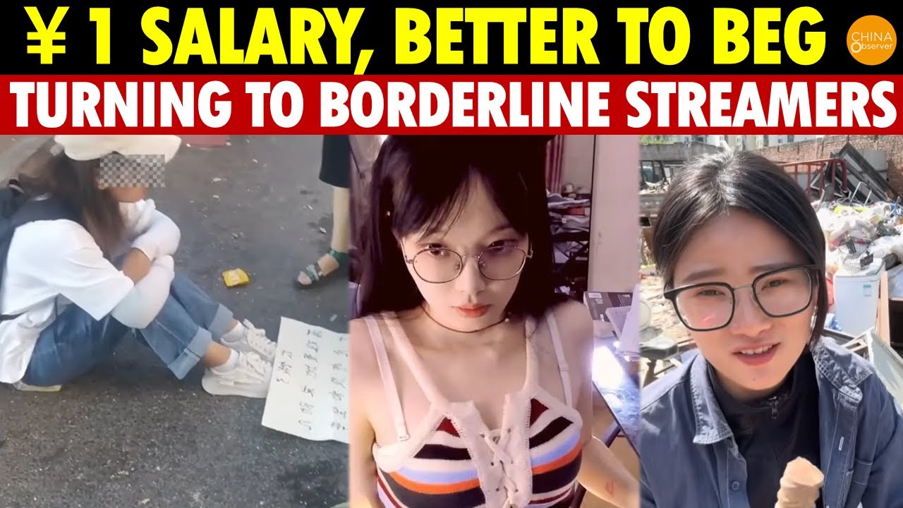 China’s Economy Crashes! Millions of Grads Jobless, Forced to Be Borderline Streamers or Scavenge