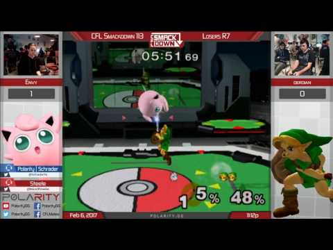 CFL Smackdown 113 Melee - Envy (Puff) vs Derdian (Young Link) - Losers R7