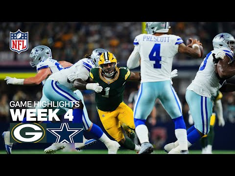 Green Bay Packers vs Dallas Cowboys Game Highlights | 2025 NFL Season Week 4