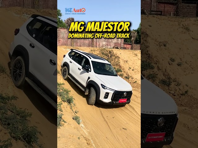 MG Majestor takes on an off-road track