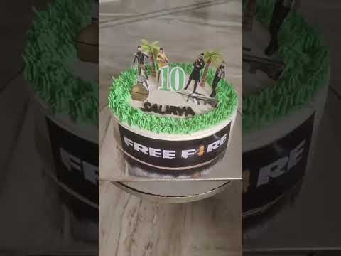 Free Fire  Cake  #cake #cakedecorating #shortvideo