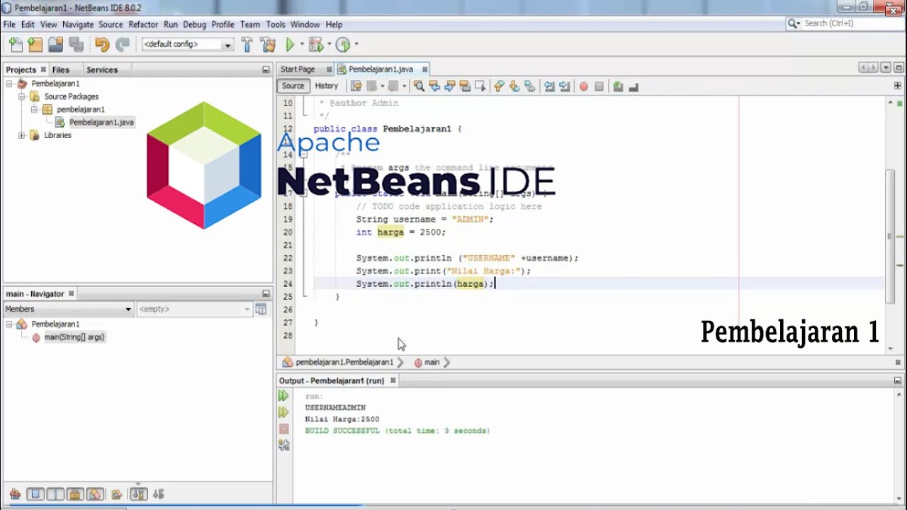 Pembelajaran 1 Pemrograman Berorientasi Objek (PBO)