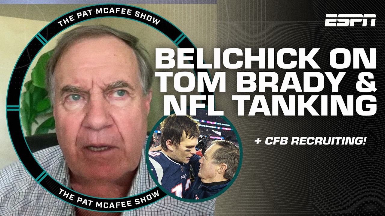 Bill Belichick talks Tom Brady meetings, NFL tanking, UNC recruitment & more! | The Pat McAfee Show