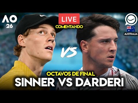 🔴 JANNIK SINNER - LUCIANO DARDERI [OCTAVOS OPEN DE AUSTRALIA] - COMENTANDO EN DIRECTO