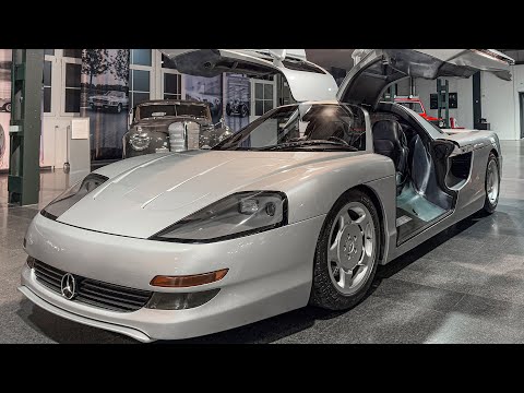 Thumbnail for RAREST Mercedes EVER! 😳 Mercedes V12 HYPERCAR Concept C112! Interior Exterior Review 4K by Mercedes-Benz C112