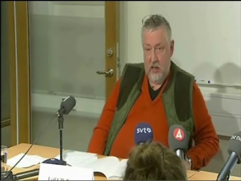 Presskonferens med Leif GW Persson rörande Pernillamordet