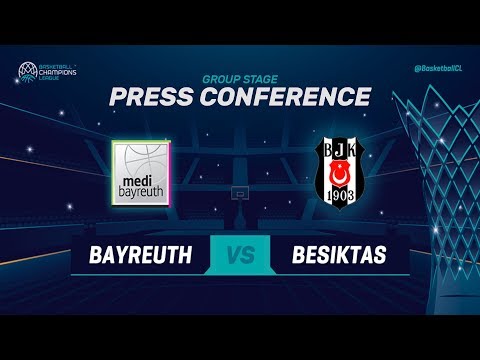 medi Bayreuth v Besiktas Sompo Japan - Press Conference - Basketball Champions League 2018-19