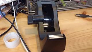 Changing the Roll on a Staples Desktop Tape Dispenser