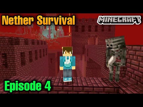 Minecraft Tamil 😍 | Nether Survival Gameplay 😲 | Looting Fortress  🤣 | Episode 4 |  George Gaming |