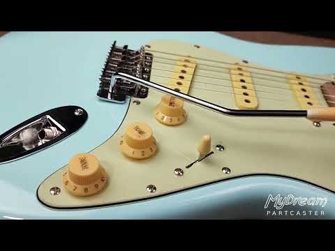 MyDream Partcaster Custom Built - Sonic Blue JM635 image 13