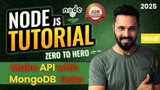 Node JS Tutorial in Hindi #47 REST API with Node.js & MongoDB