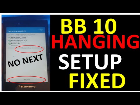 BlackBerry 10: How to Fix 'Connect to WIFI' and Bypass BB Id .