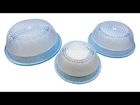 Round blue minu plastic basket set, for home