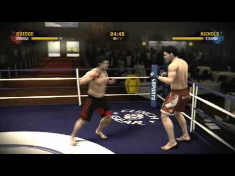 ea sports mma xbox 360 gameplay