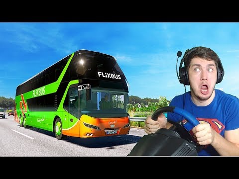РАБОТАЮ ВОДИТЕЛЕМ АВТОБУСА В ГЕРМАНИИ - FERNBUS SIMULATOR