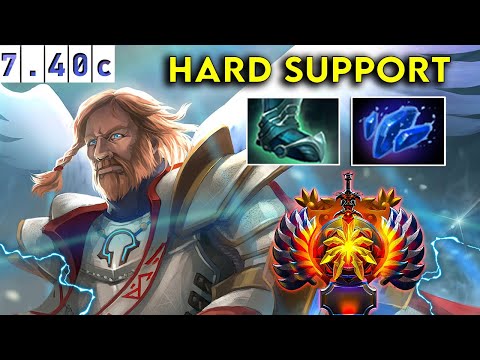 Omniknight Immortal Hard Support - Dota 2 Patch 7.40c Pro Pub Gameplay