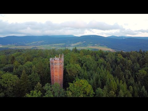 Łysula -Wieża Widokowa z panoramą na Beskid Niski