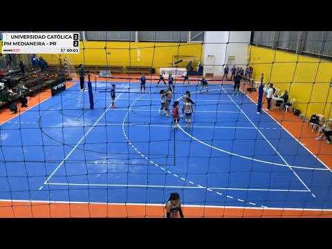 Día 1 / partido 2 - TAÇA PARANÁ - UNIVERSIDAD CATÓLICA vs PM MEDIANEIRA - PR