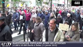 preview picture of video '[TARBES] La foule se rassemble à Tarbes (11 janvier 2015)'