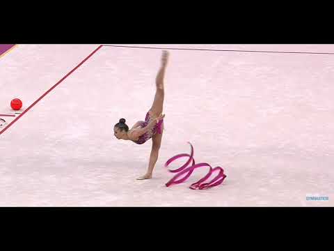 Katrin Taseva All-Around Final Ribbon - World Championships 2019 Baku