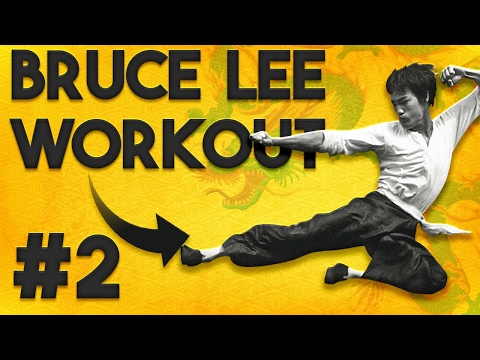Real Bruce Lee Legs & Calves Workout 2: Front Hook, Side Kicks