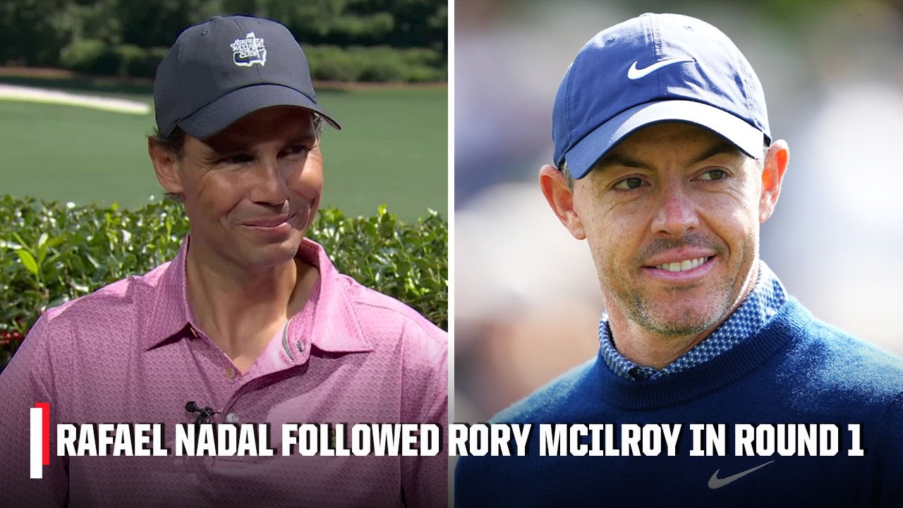 Rafael Nadal hopes to continue to be Rory McIlroy's 'good luck charm' at Augusta 🌺 | The Masters
