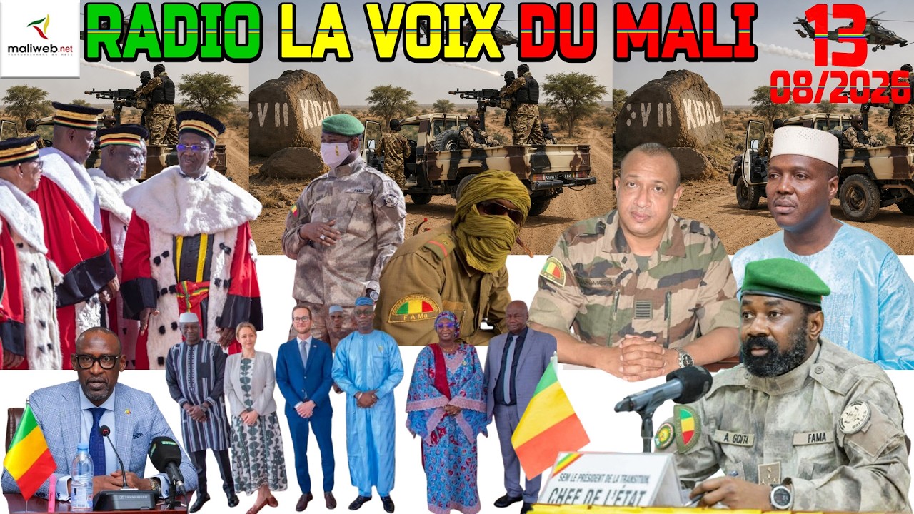 La Revue de Presse de la RADIO LA VOIX DU MALI du 13 Août 2026