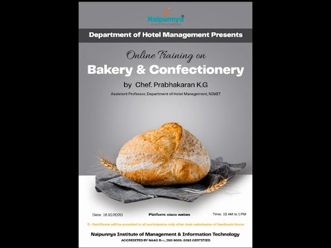 Online Training on- "Bakery & Confectionary"