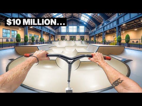 This FILTHY Rich Indoor Skatepark Cost $10 Million…