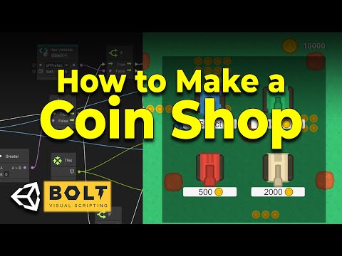 How to Make a Simple Coin Shop with Unity Visual Scripting(Bolt)
