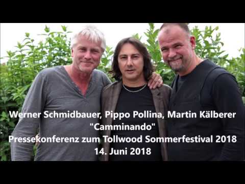 Schmidbauer, Kälberer und Pollina "Camminando" - PK Tollwood Sommerfestival
