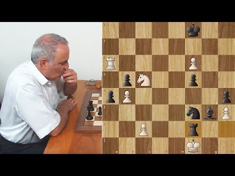 Kasparov Traps Caruana in his Mating Net