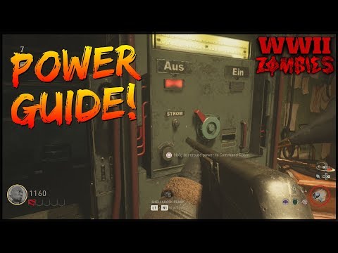 "The Final Reich" How To Turn On Power! Call of Duty: WW2 Zombies Guide