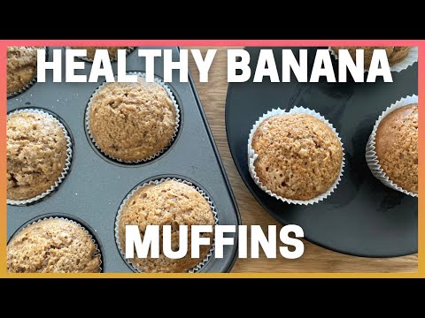 How To Make Healthy Banana Muffins with Maple Syrup