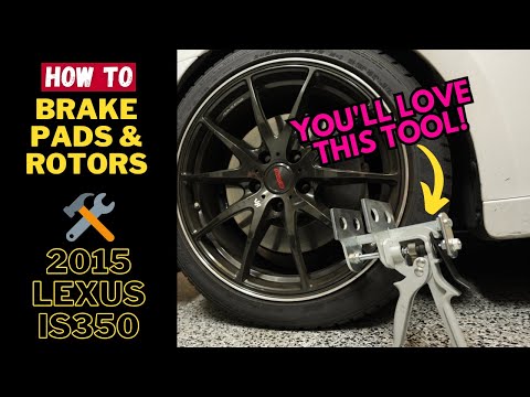 How to Replace Brake Rotors & Pads on Lexus IS350 (Full DIY)