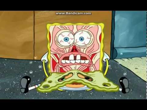 spongebob gets skinned alive