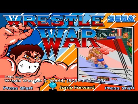 All M.A.M.E. Arcade Wrestling Games A to Z