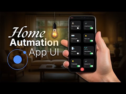 Home Automation App UI with Ionic + Angular + Capacitor | Smart App Design Tutorial