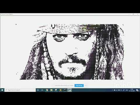 Making Jack Sparrow Using Python Turtle and OpenCV | Jack Sparrow|Violet Filter|Image Processing