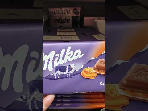 SATISFYING||CARAMEL MILKA[COW]#shorts #caramel #trending #satisfying