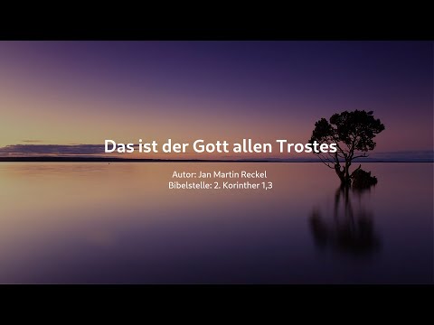 Das ist der Gott allen Trostes (Cover)