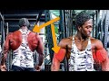 MY HARDEST BACK EXERCISE!! - FULL BACK AND ARMS WORKOUT + TIPS |KWAMEDUAH|