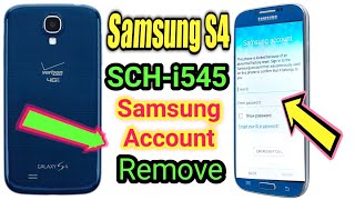 Samsung S4 How To Remove Samsung Account || SCH-i545 Samsung Account Bypass No Pc | Account iD Fixed